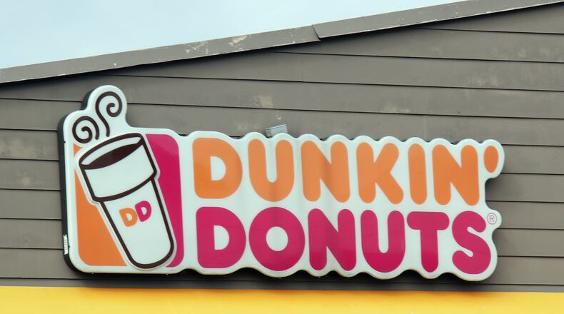 LEVITTOWN, NEW YORK - MARCH 16: An image of the sign for Dunkin' Donuts as photographed on March 16, 2020 in Levittown, New York. (Photo by Bruce Bennett/Getty Images)