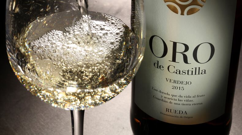Oro de Castilla Verdejo is a good option among Rueda wines. Expect tropical fruits, citrus and floral notes that give way to minerality and a pleasing salinity. (Michael Tercha/Chicago Tribune/TNS)