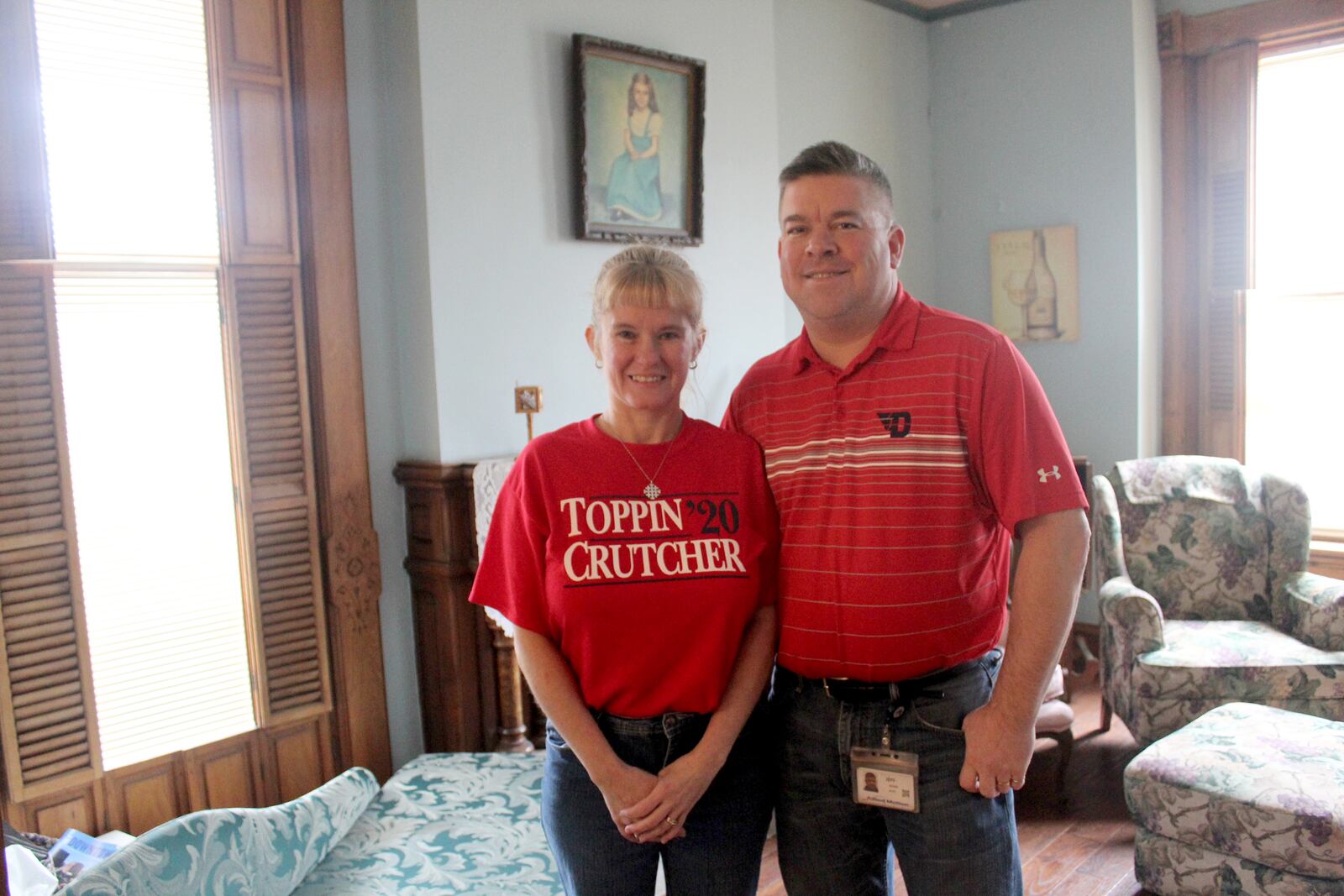 Oregon District residents Jeff and Leslie Gonya, the owners of Deaf Monty's Wine and Inn Port Guesthouse.
