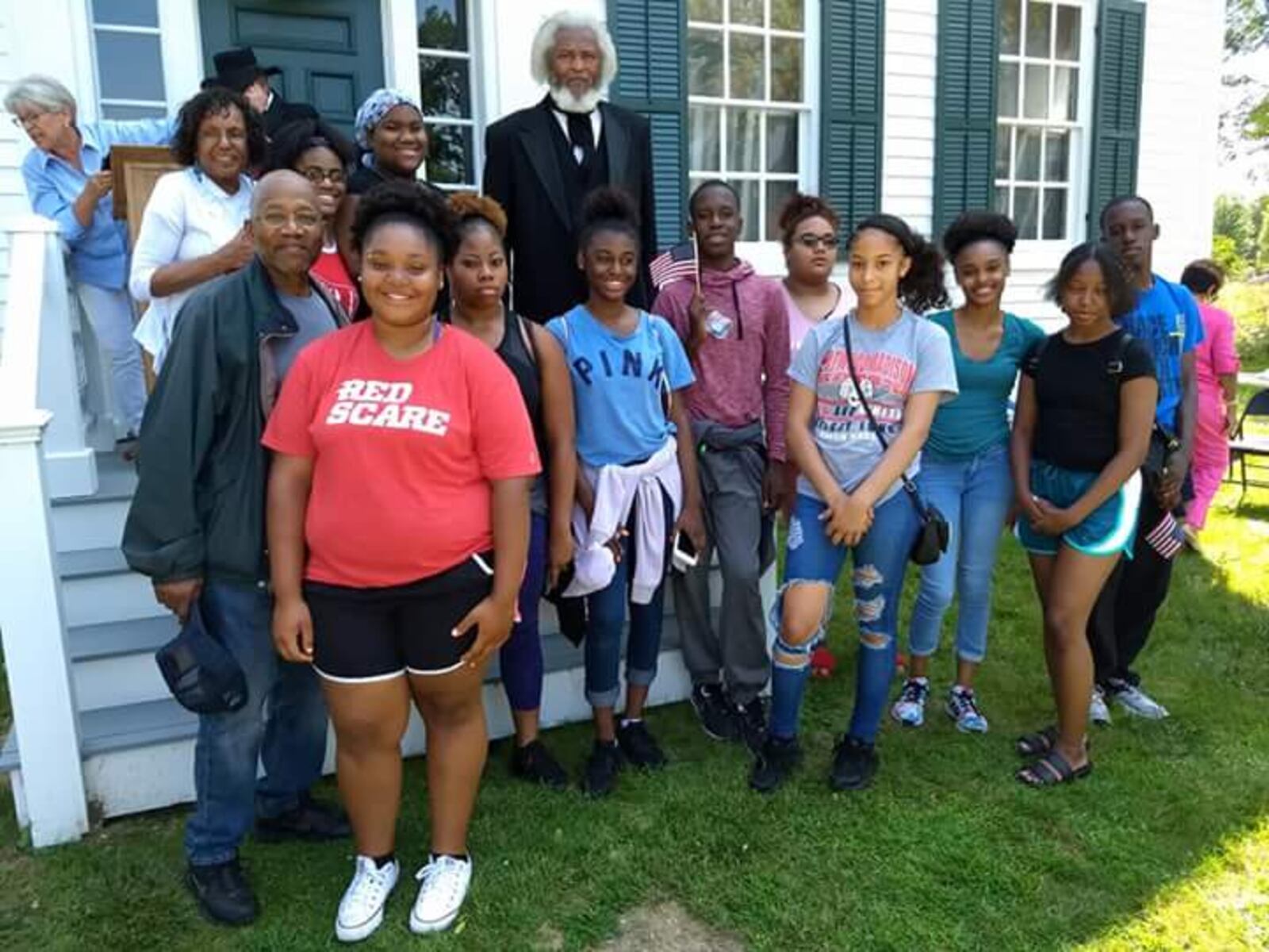 Dayton youth taking part in Grace United Methodist Church’s GU Mission trip to Toledo.