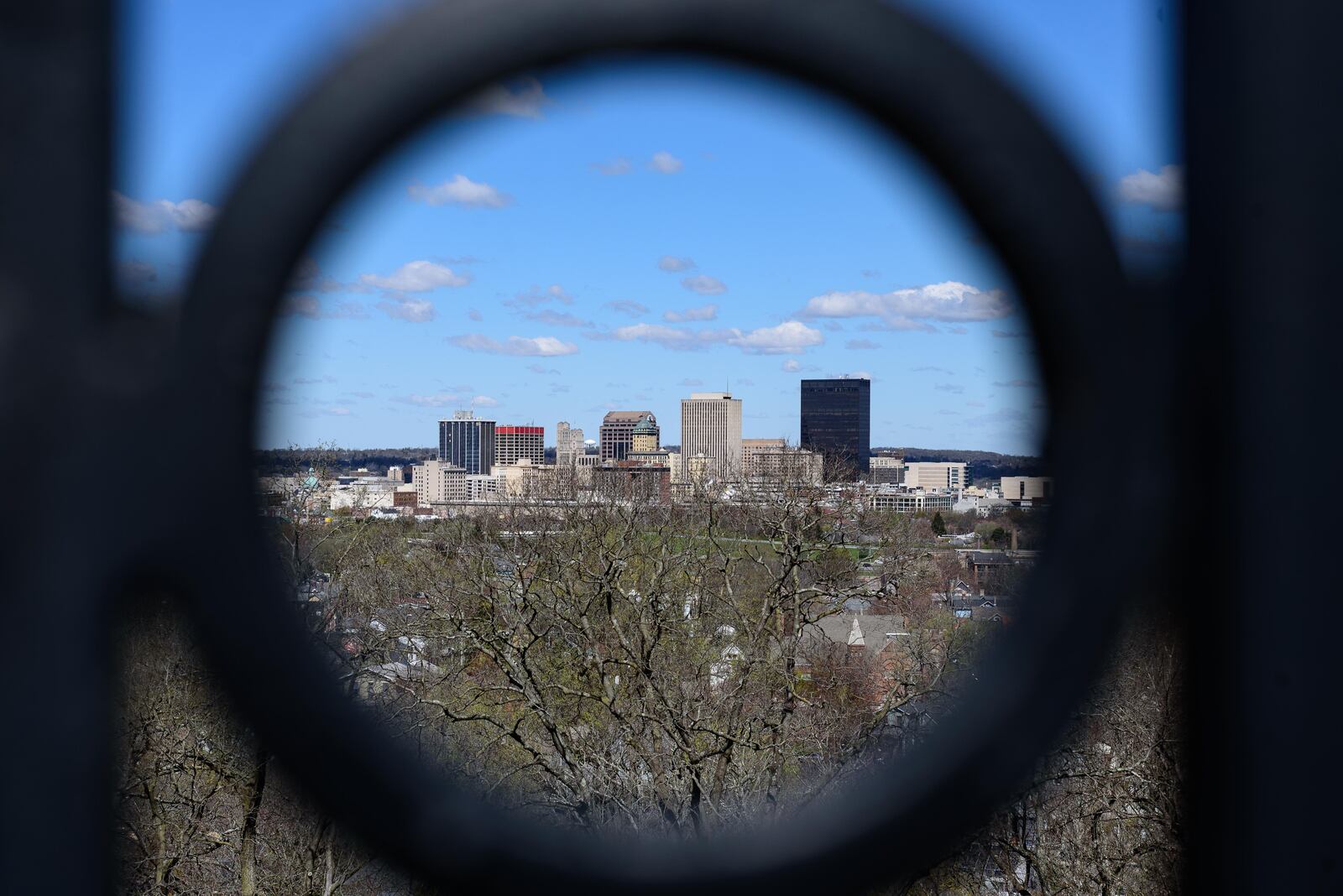 One of many signature Woodland Historic Tours were given at Woodland Cemetery & Arboretum, located at 118 Woodland Ave. in Dayton on Saturday, Apr. 6, 2024. Attendees learned about the overall history of the cemetery, founded in 1841, and visited the final resting places of many famous and infamous Daytonians. Tours require a reservation and even though they’re free to attend, a $5 donation is suggested to support the Woodland Arboretum Foundation. Visit woodlandcemetery.org to make a reservation for a future tour. TOM GILLIAM / CONTRIBUTING PHOTOGRAPHER