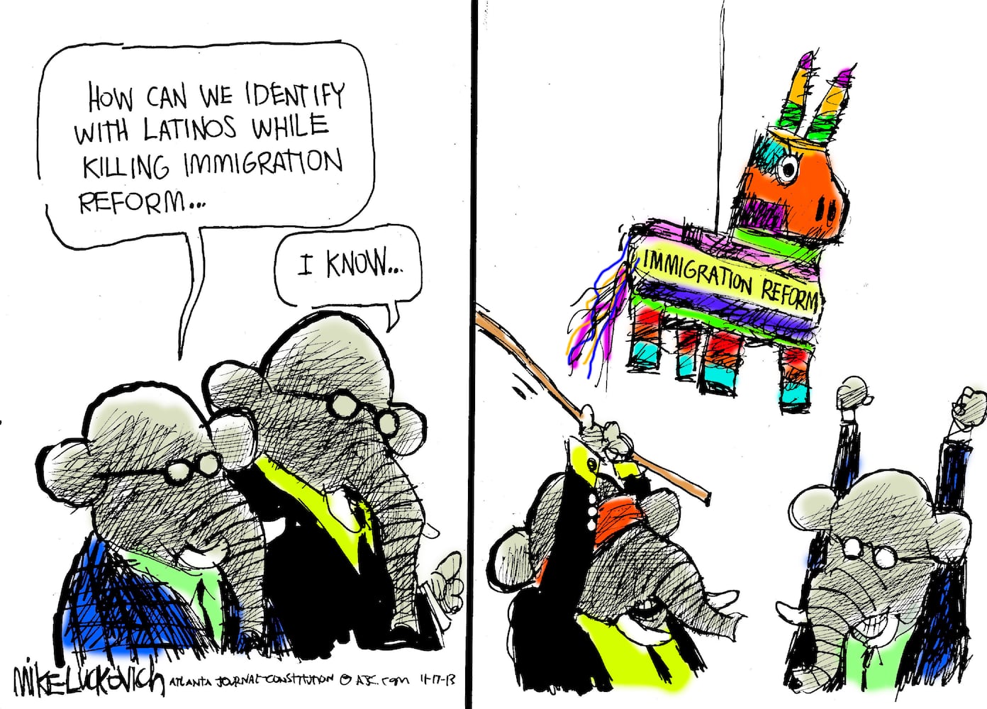 Luckovich: Immigration