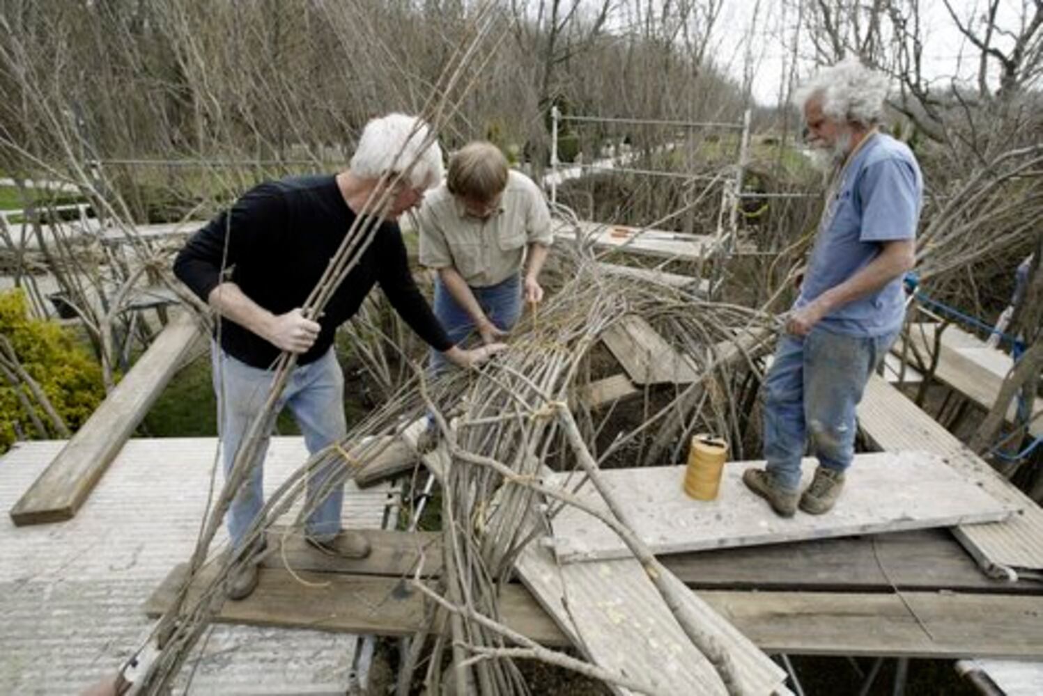 "Woven Wood" artist Patrick Dougherty