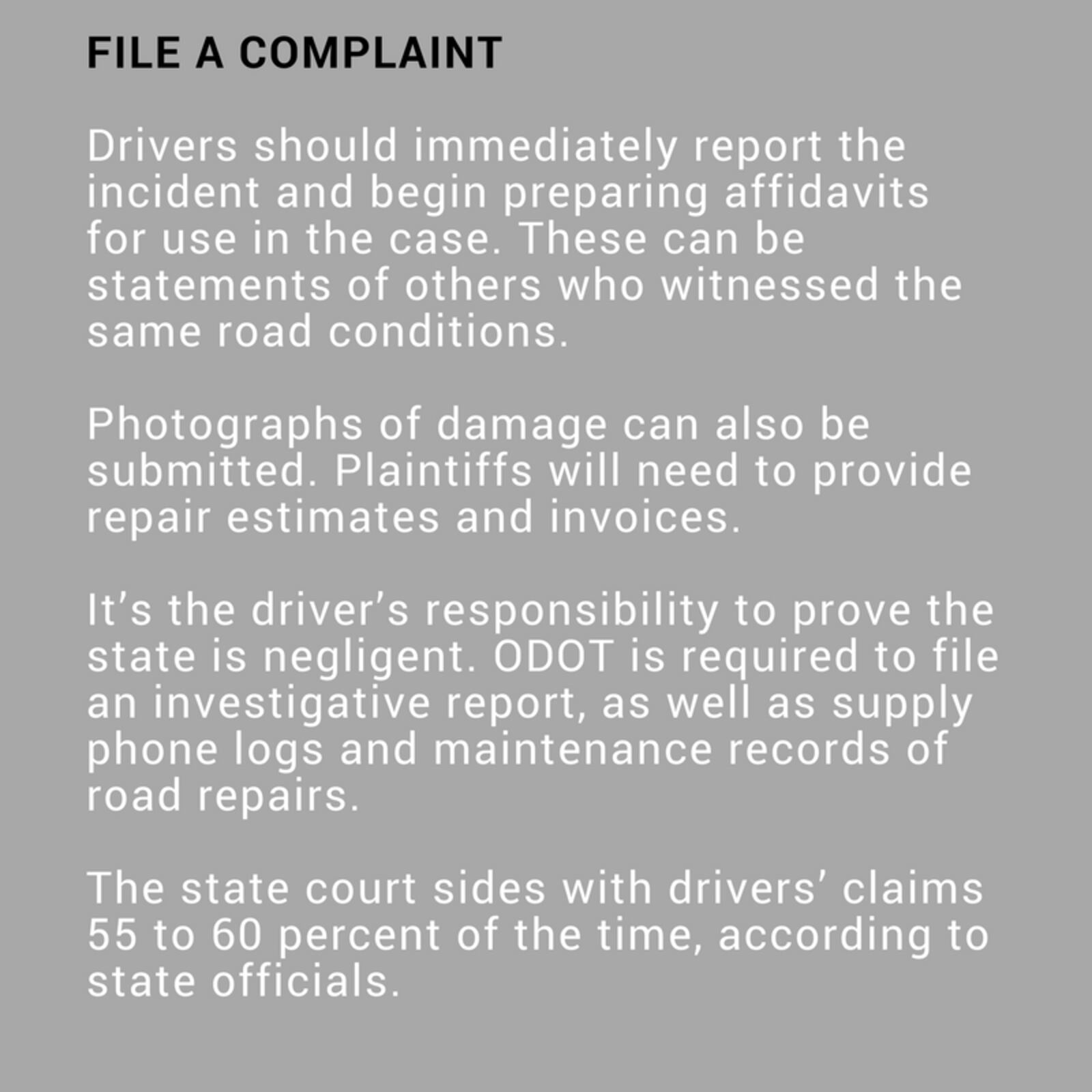 How to file a complaint
