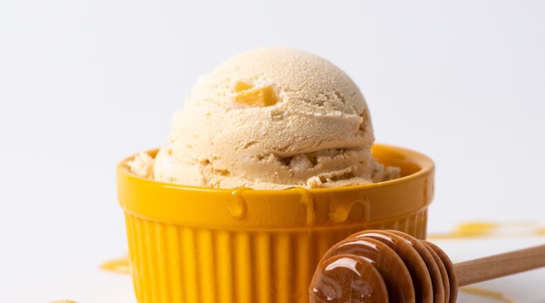 Graeter's Honeycomb is made of a combination of molasses honeycomb candy ice cream with crunchy honeycomb pieces. The flavor was inspired by a popular candy Graeter’s Ice Cream used to make called Molasses Sponge Candy. CONTRIBUTED