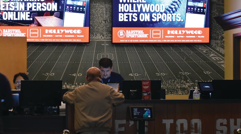 Calls to the Ohio Problem Gambling Helpline tripled in January compared to this time last year. SAMANTHA WILDOW\STAFF