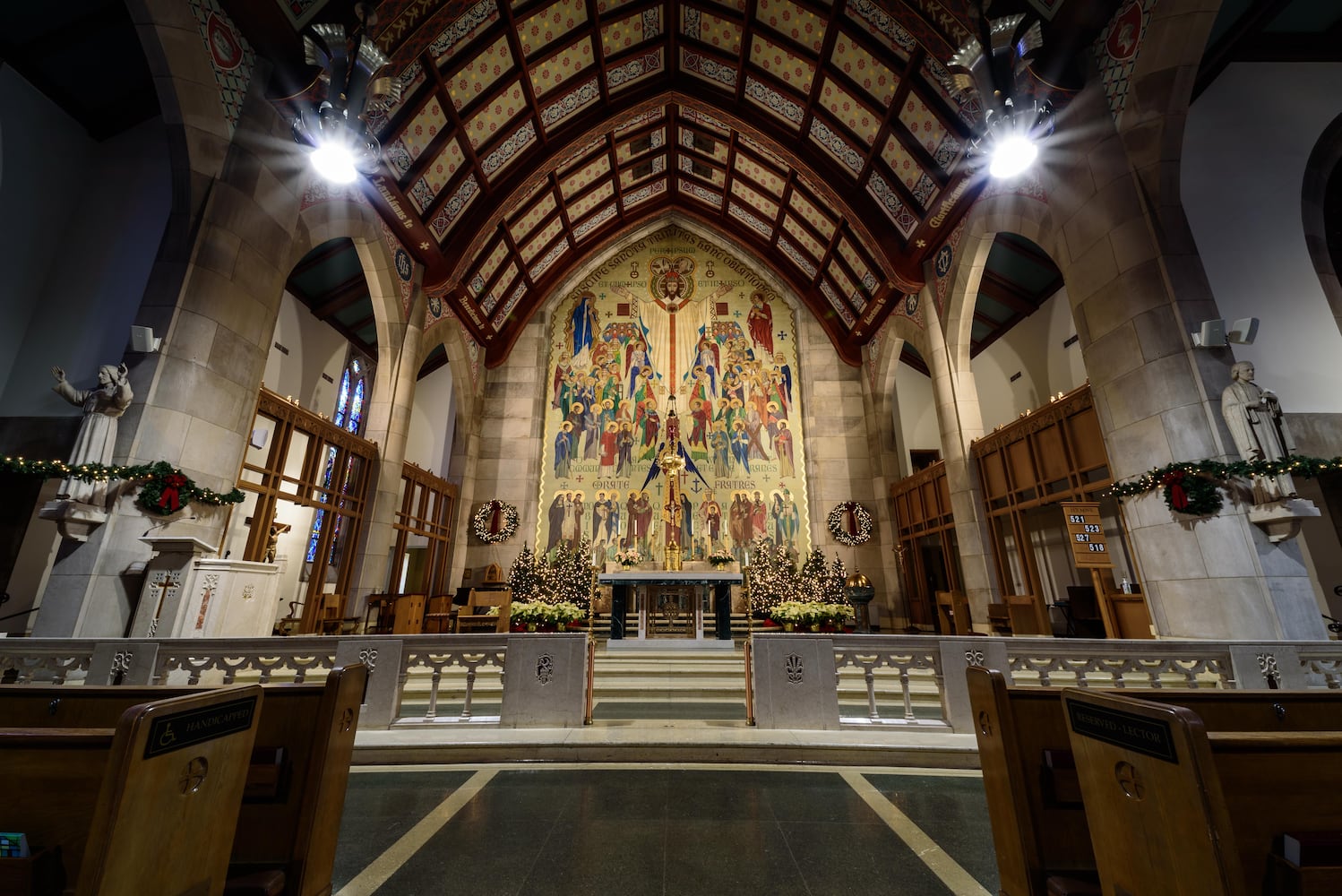 PHOTOS: A look inside St. Anthony of Padua Catholic Church decorated for Christmas