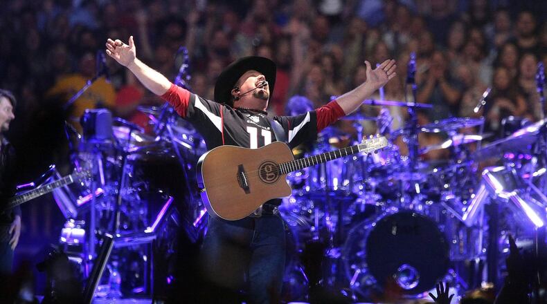 Garth Brooks performs at State Farm Stadium on March 23, 2019 in Glendale, Ariz. (John Medina/Getty Images/TNS)
