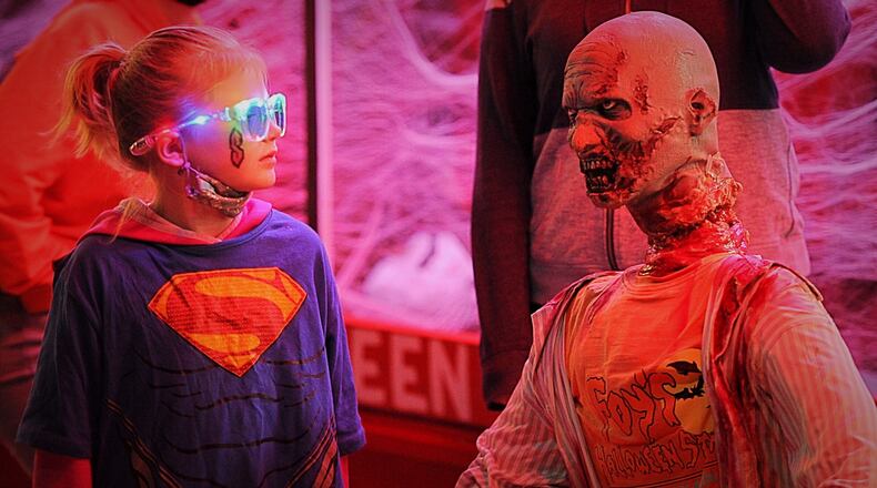 Halloween in Fairborn on Main Street Saturday night. MARSHALL GORBY\STAFF