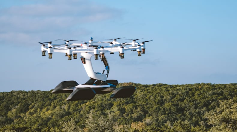 The first production model of the Austin, Texas-based LIFT Aircraft HEXA – the world's first personal electric, vertical takeoff, and landing (eVTOL) aircraft - was delivered to the Department of the Air Force in Dayton, Ohio for air-worthiness testing in February 2021.