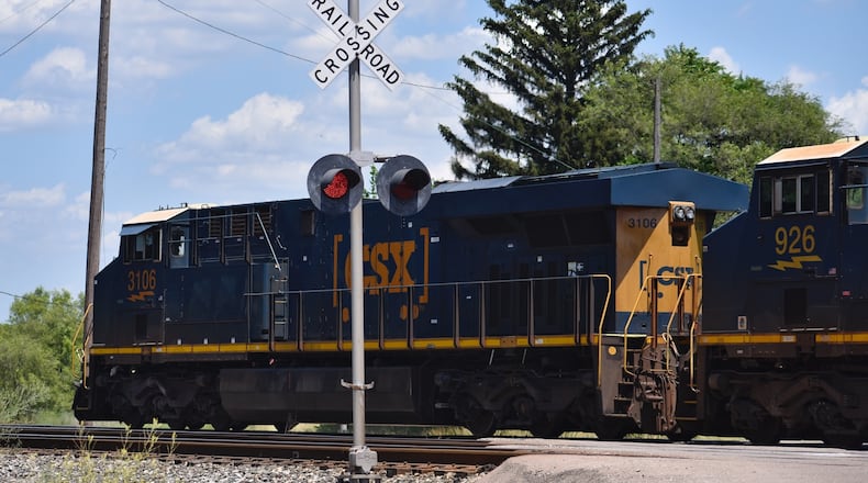 Residents of the Cedar Grove subdivision in St. Clair Twp. are hoping the Butler County commissioners can help solve a problem with slow or stopped trains blocking access for emergency and other vehicles.