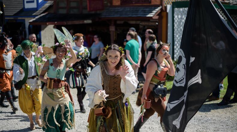 The Ohio Renaissance Festival runs Saturdays, Sundays, and Labor Day Monday from Sept. 4 through Oct. 31. This festival will transport you back to the 16th Century in an English village with knights, jousts, swordsmen, pirates, nobles, peasants and jugglers walking past you in timely costumes. TOM GILLIAM / CONTRIBUTING PHOTOGRAPHER