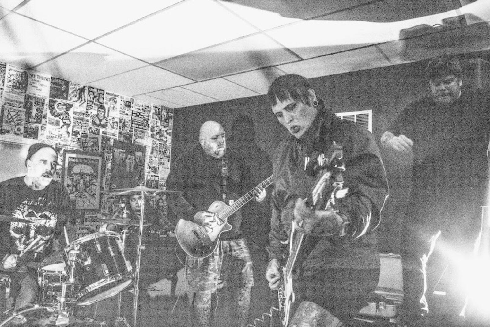 Dayton-Canadian hardcore punk band Wounded Paw, which recently released its 2025 EP "Excruciating Pain" March 4. Photo credit: Kyra Mountz