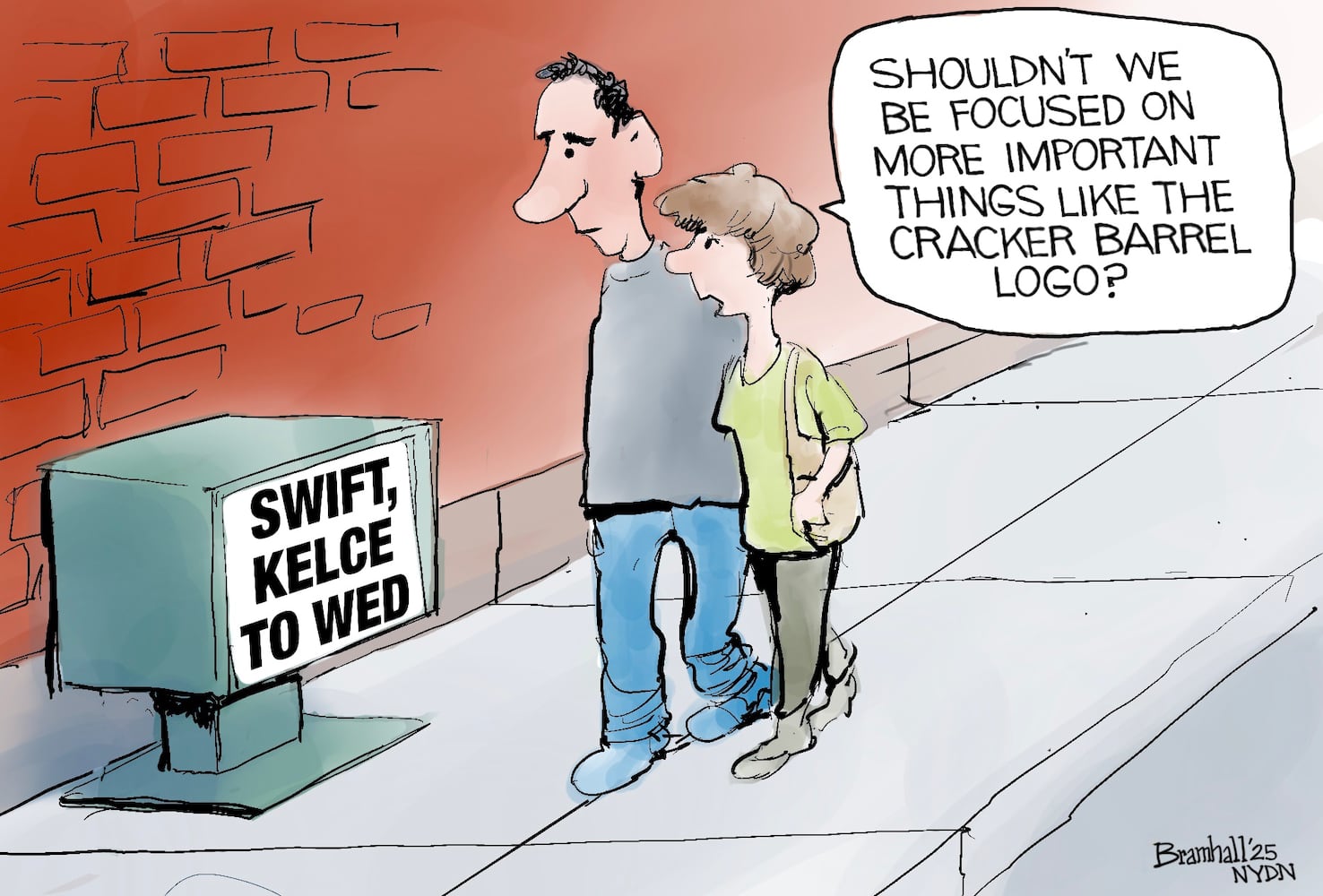 CARTOONS: Bill Bramhall, Aug. 30, 2025