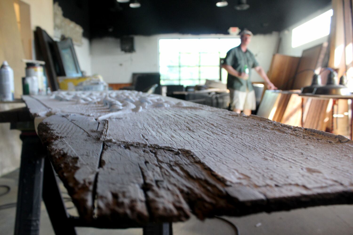 Inside the construction zone at Wandering Griffin
