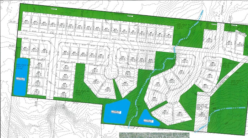 Pennsylvania-based Maronda Homes has been approved for a rezoning of 25 acres in Beavercreek to construct 55 single-family homes.