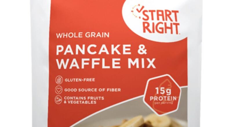 St. Louis-based Start Right has come out with a just-add-oil-and-water mix with a nutty, lightly sweet flavor of maple. (Start Right Foods, Inc.)