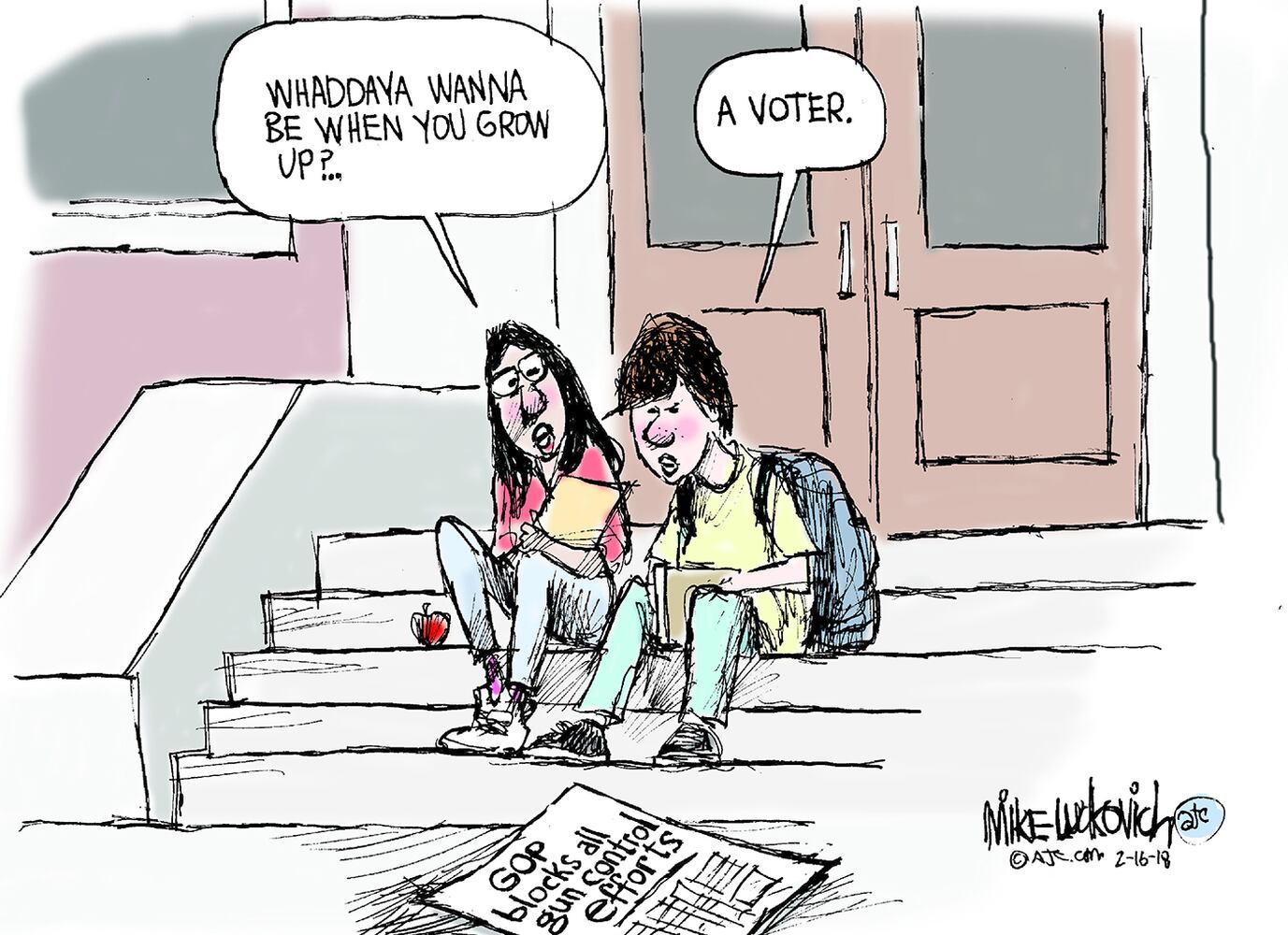 Week in cartoons: School shootings, Billy Graham and more