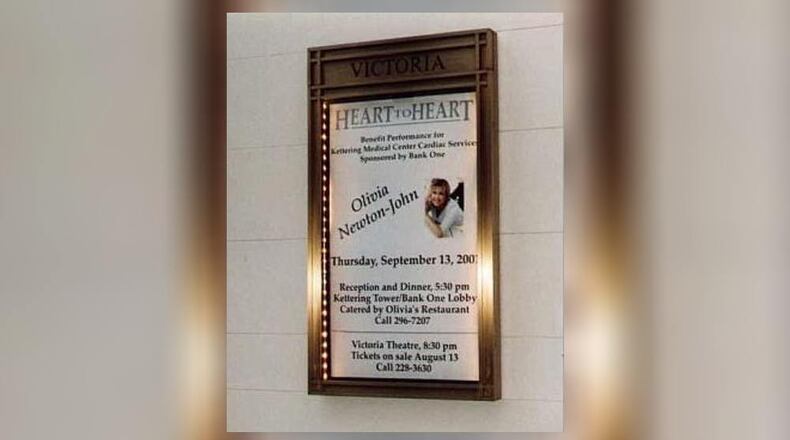 Olivia Newton John at the Victoria Theater (CONTRIBUTED)