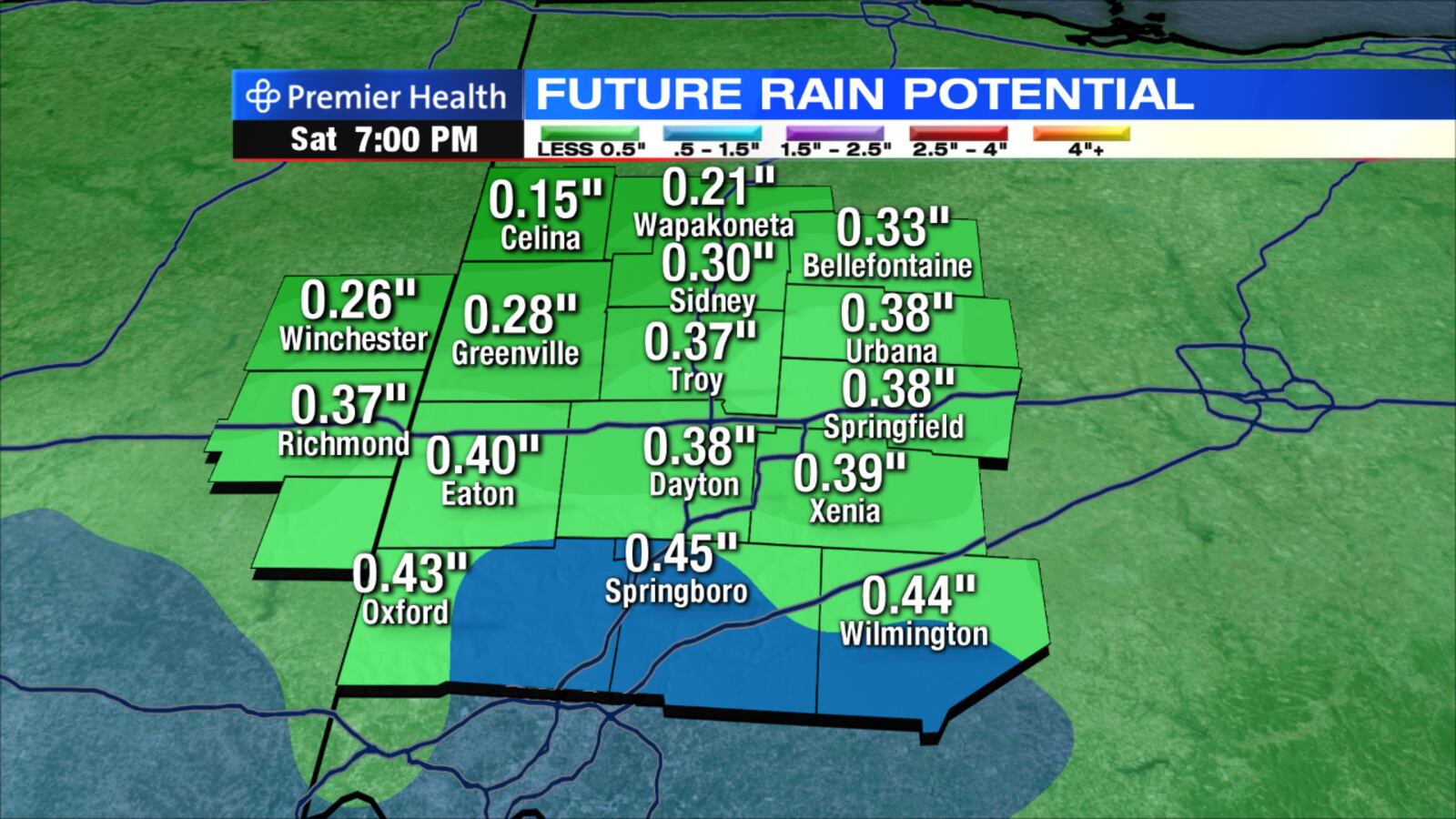 Future Rainfall Potential
