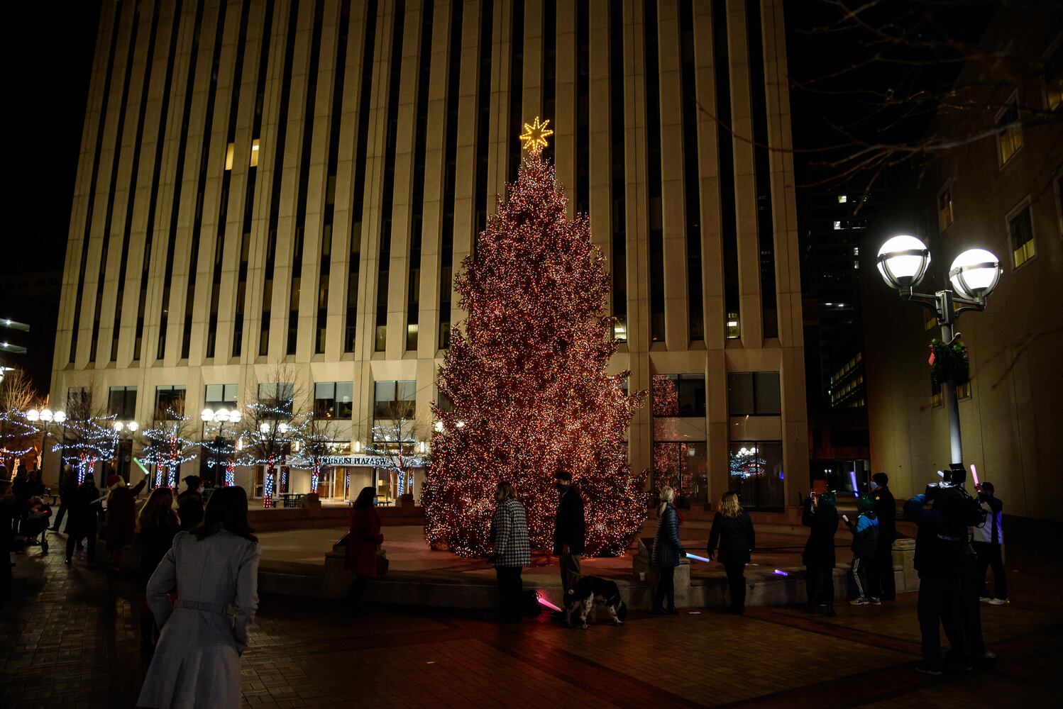 PHOTOS:  A behind the scenes look at filming of Downtown Dayton's Virtual Grande Illumination