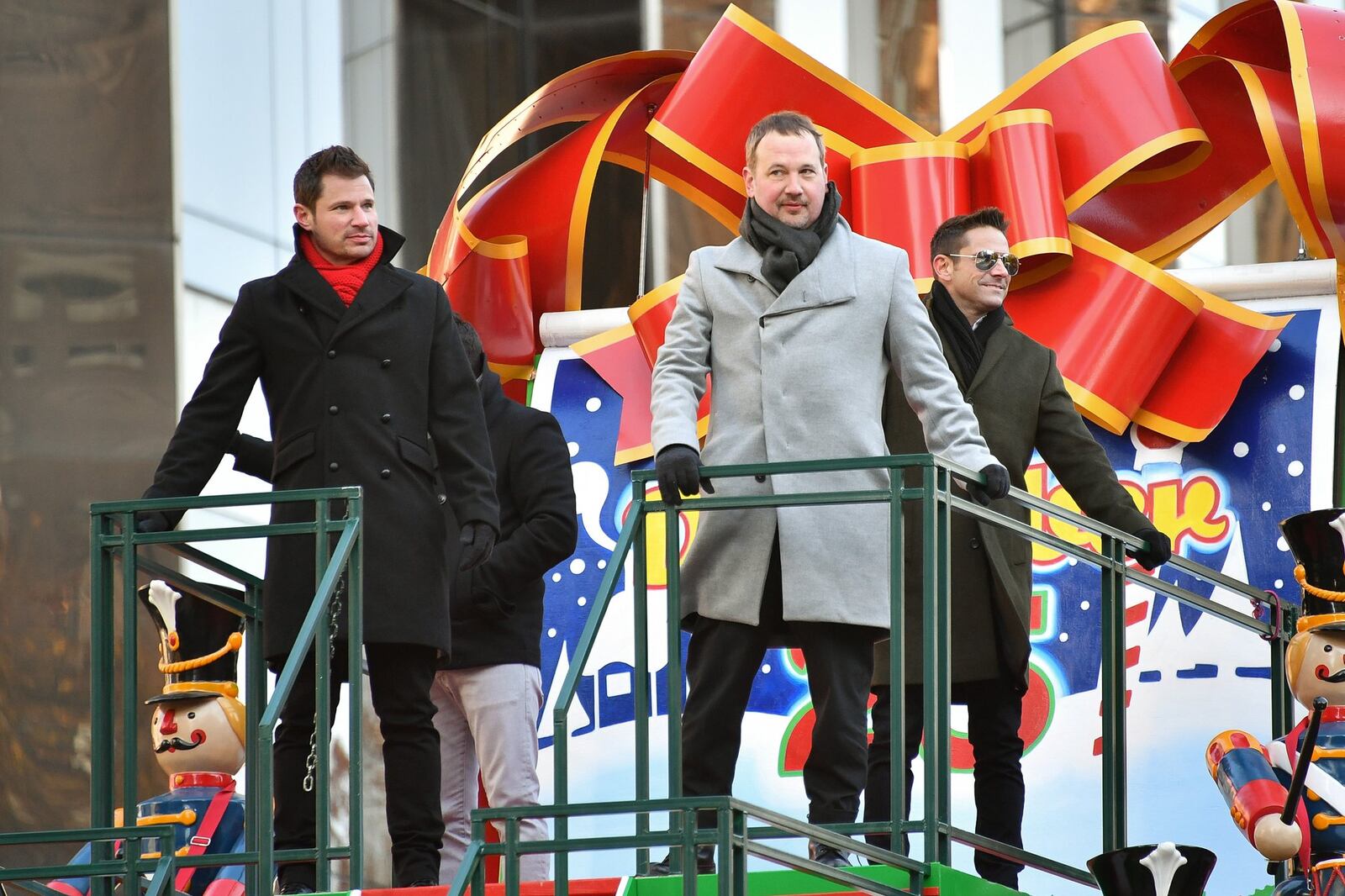 The Cincinnati-based boy band featuring Drew and Nick Lachey will perform holiday favorites at the Aronoff Center for the Arts in November. GETTY IMAGES