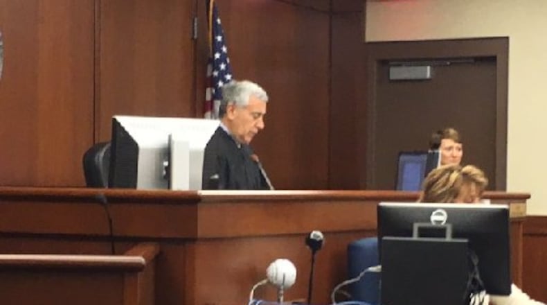 Montgomery County Juvenile Court Judge Anthony Capizzi has been hearing the case involving Kylen Gregory, who faces two counts of murder for the September 2016 fatal shooting of Ronnie Bowers. Capizzi transferred to the case to adult court. NICK BLIZZARD/STAFF