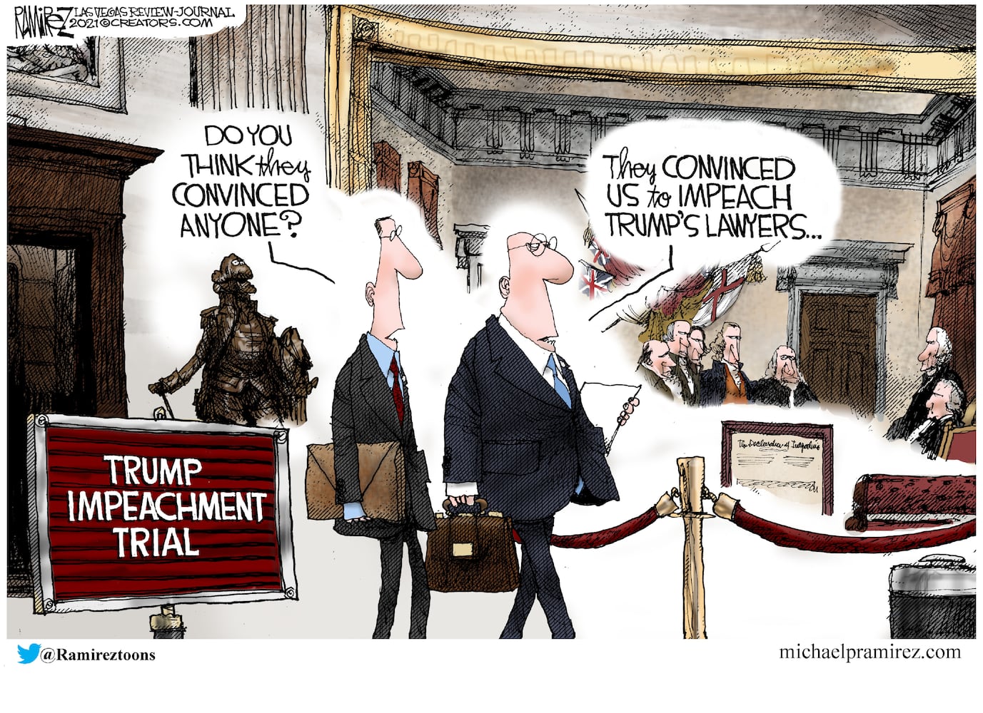 Week in cartoons: Trump impeachment trial and more