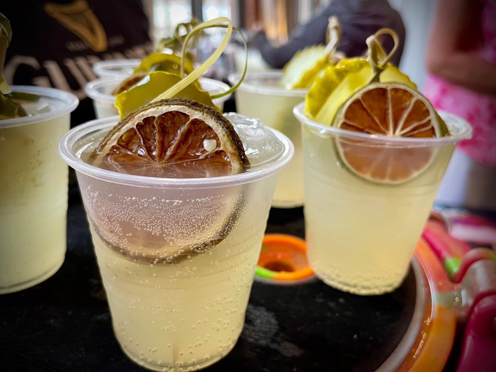 The Buckeye Vodka Battle of the Bartenders returned to the Steam Plant in downtown Dayton on Wednesday, April 23, 2025. The Dublin Pub in Dayton paired a "Deli Boy" cocktail with Reuben egg rolls and a Swiss cheese dipping sauce. FILE