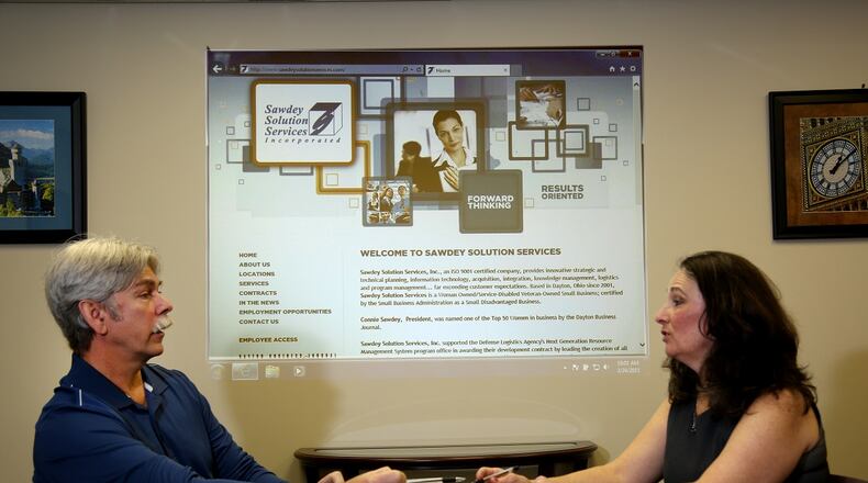 Connie Sawdey started her own business in 2001. JIM WITMER/STAFF FILE PHOTO