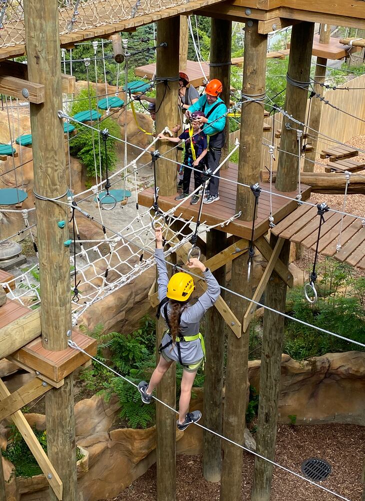 PHOTOS: Cincinnati Zoo’s new aerial adventure course will test your climbing skills
