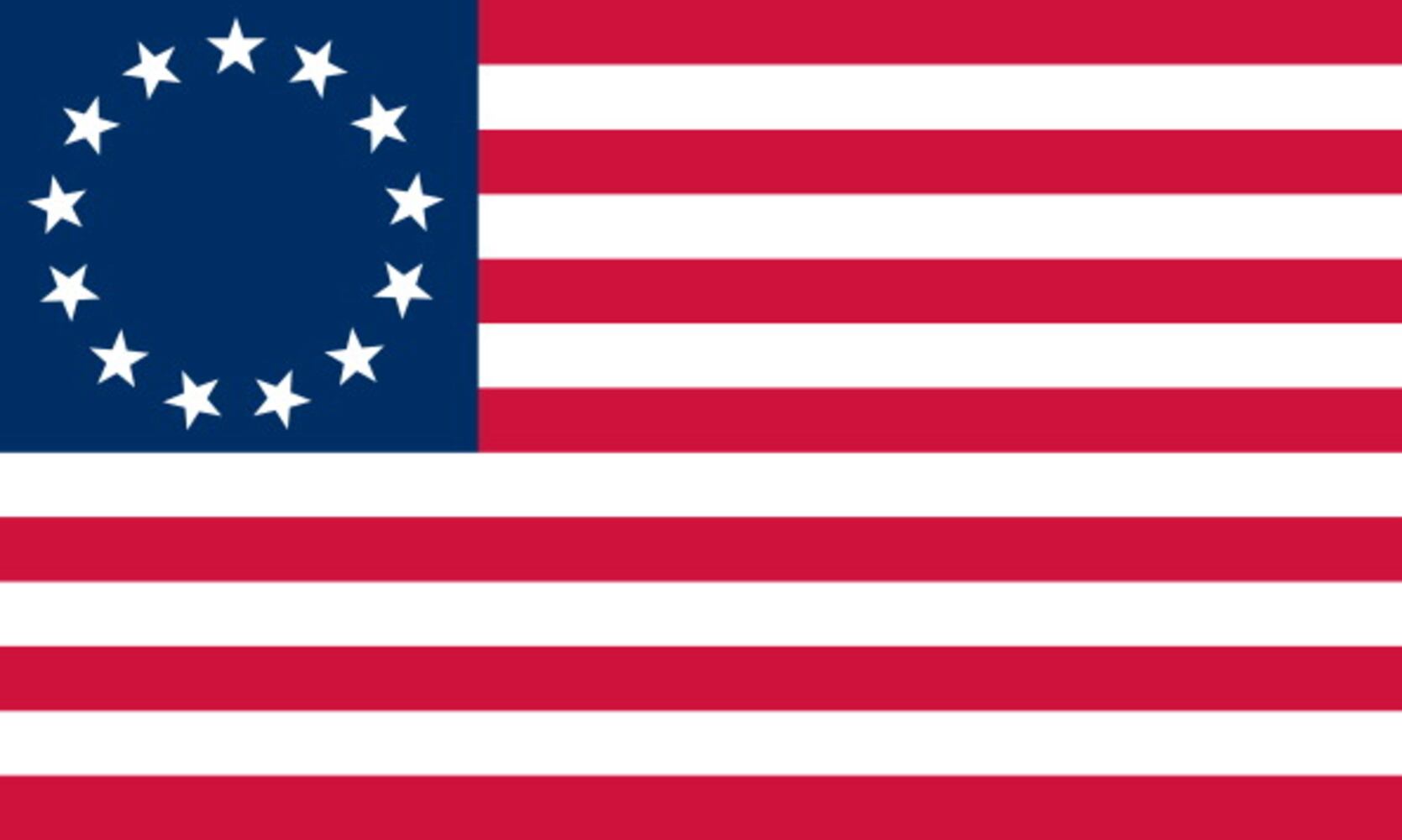 Original flag designed by Betsy Ross