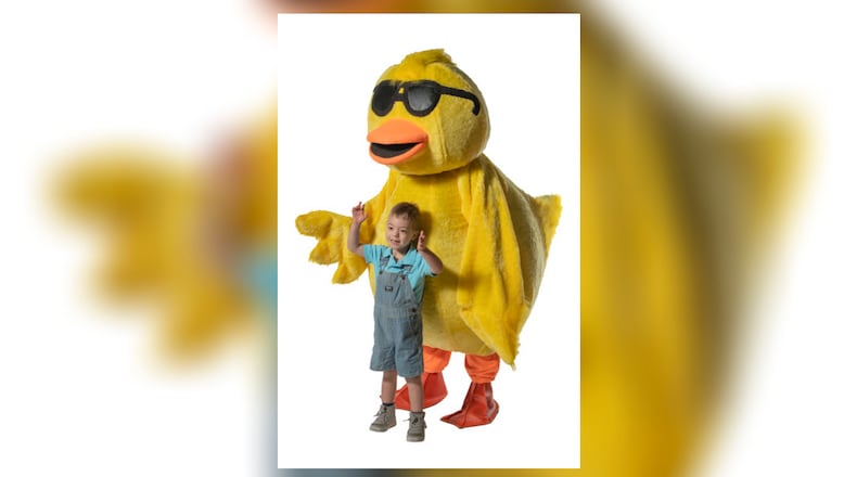 Zeke is the Ambassador for this year's Rubber Duck Regatta which raises funds for United Rehabilitation Services. CONTRIBUTED