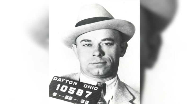Sept. 22, 1933 Dayton arrest photo of John Dillinger. DAYTON DAILY NEWS ARCHIVE