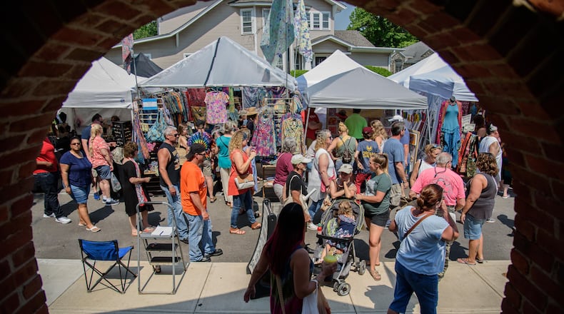 Here’s who we spotted enjoying music, crafts, food and entertainment and shopping at the Yellow Springs Street Fair on Saturday, June 9, 2018. (Tom Gilliam, contributing photographer)