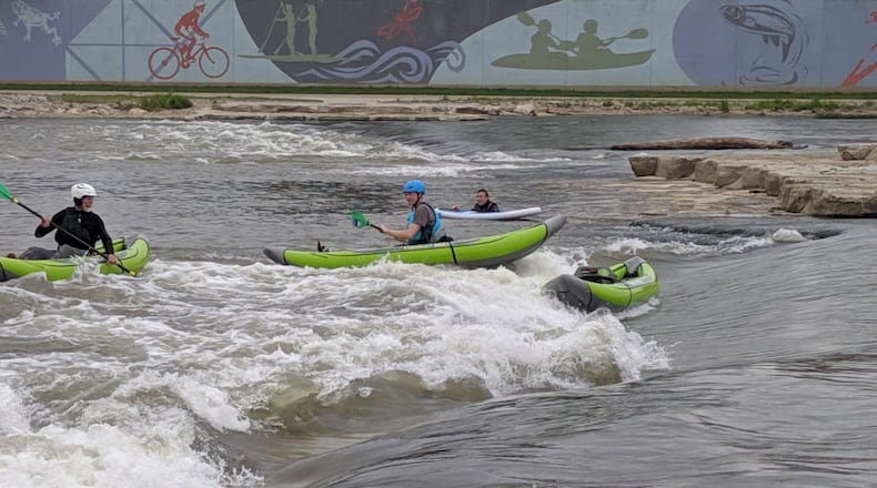 Five Rivers MetroParks has partnered with Whitewater Warehouse to offer paddlesport rental options at RiverScape MetroPark. CONTRIBUTED/MEREDITH ADAMISIN