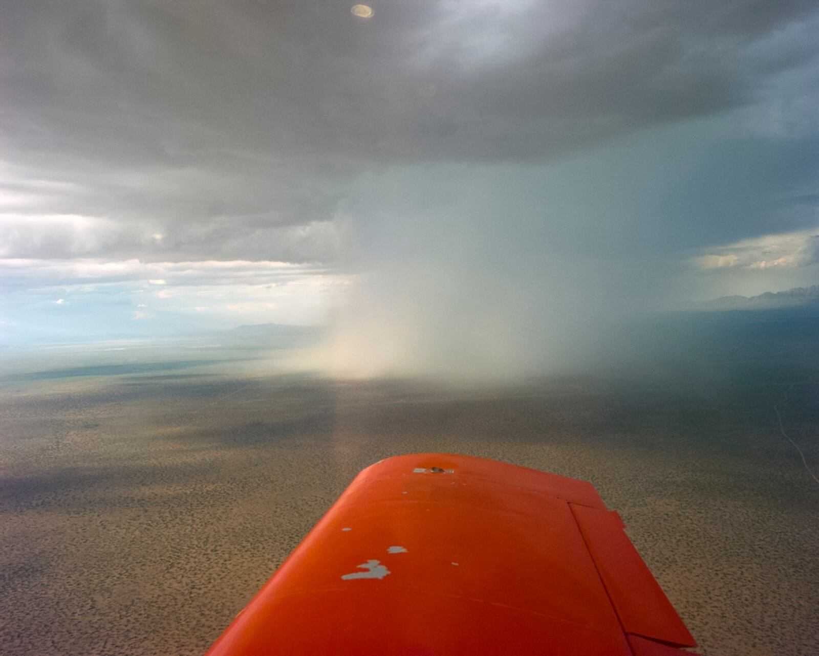 One of many thunderstorms we passed near El Paso, Texas, 1997.