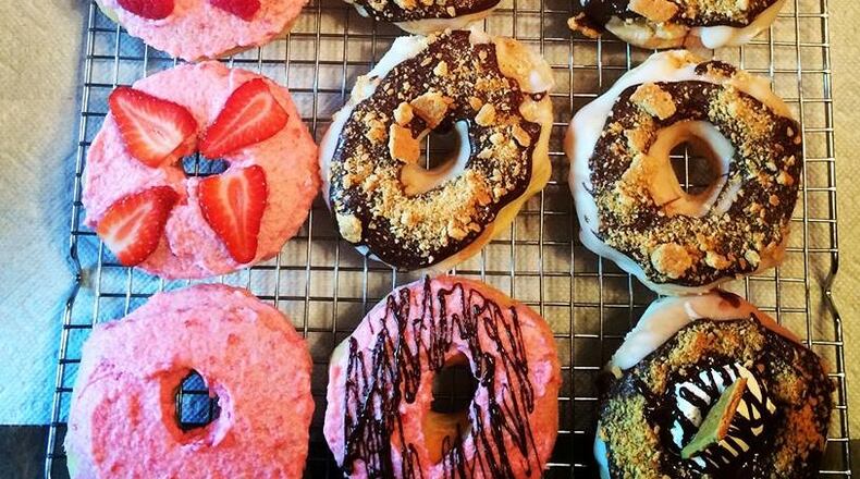 A selection of doughnuts from Bear Creek Donuts in Miamisburg.