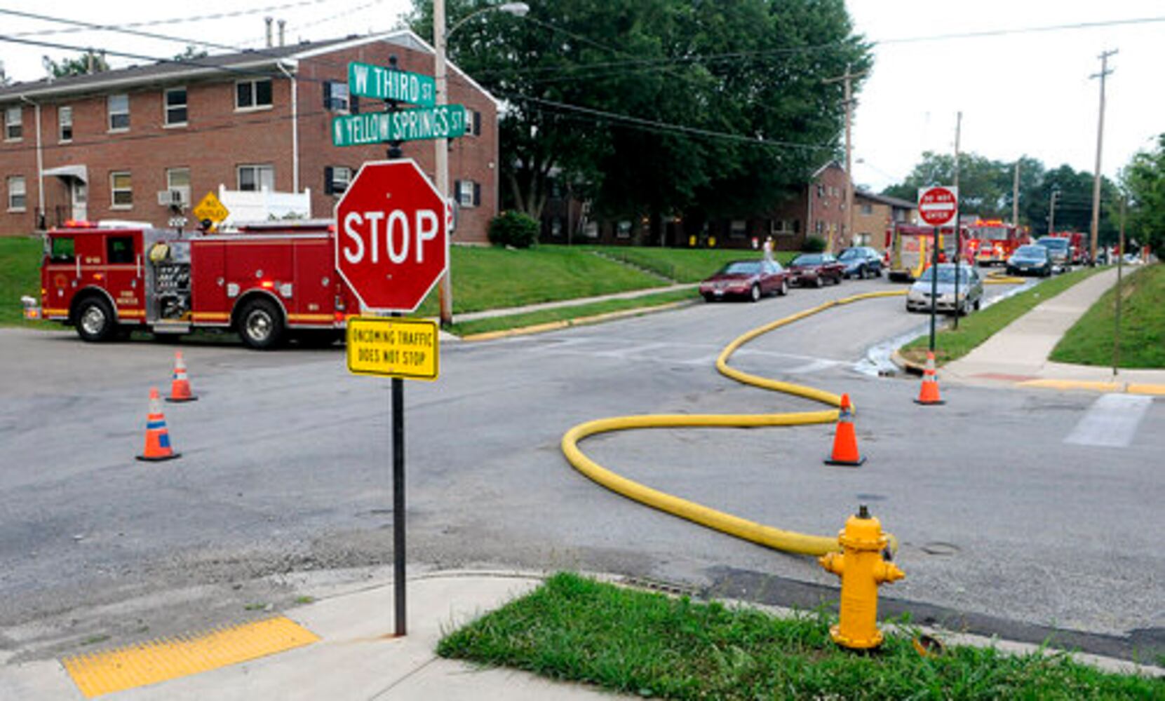 Snow Hill Manor apartment complex fire