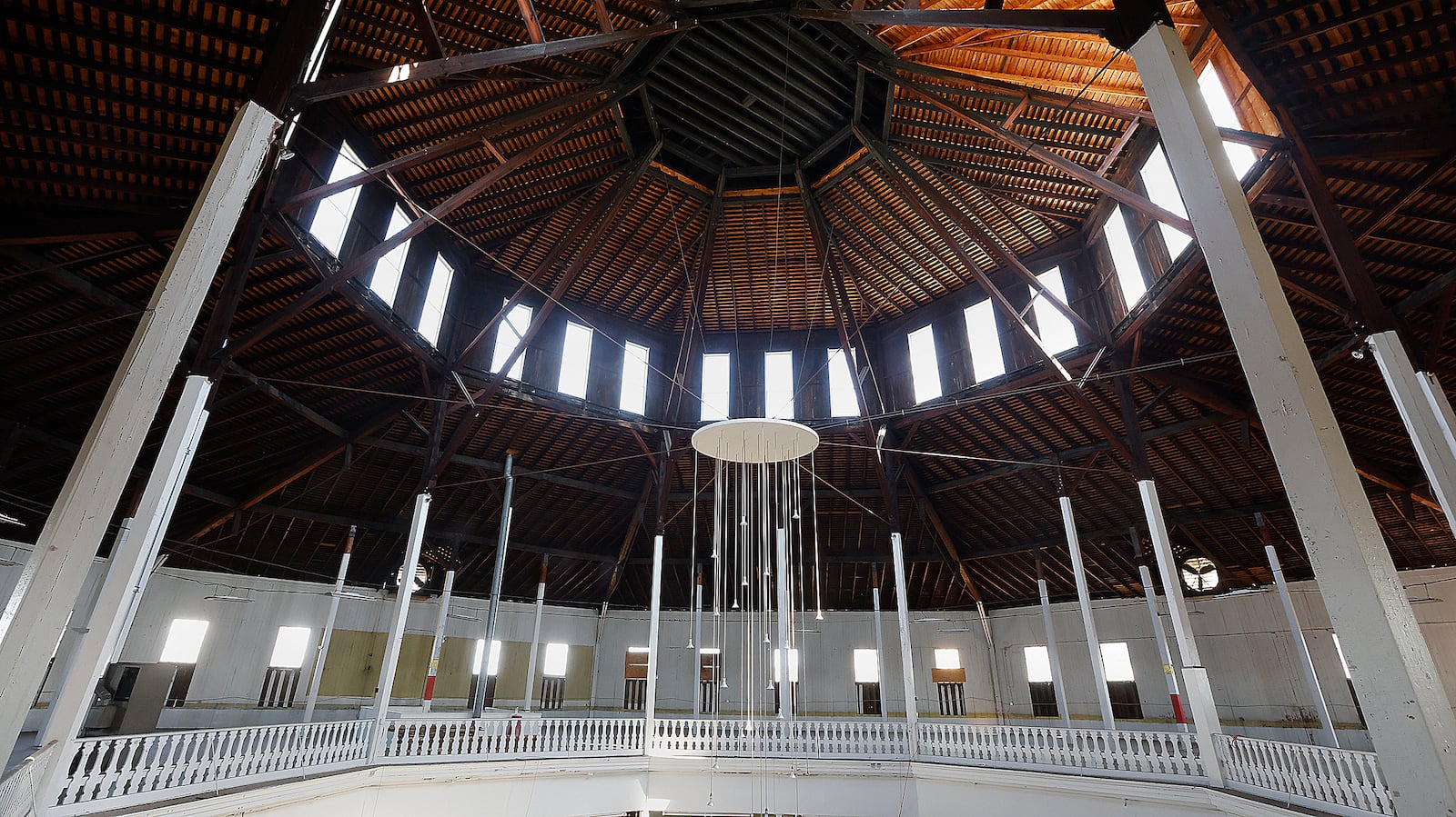The Roundhouse, at the old Montgomery county fairgrounds in downtown Dayton. MARSHALL GORBY\STAFF