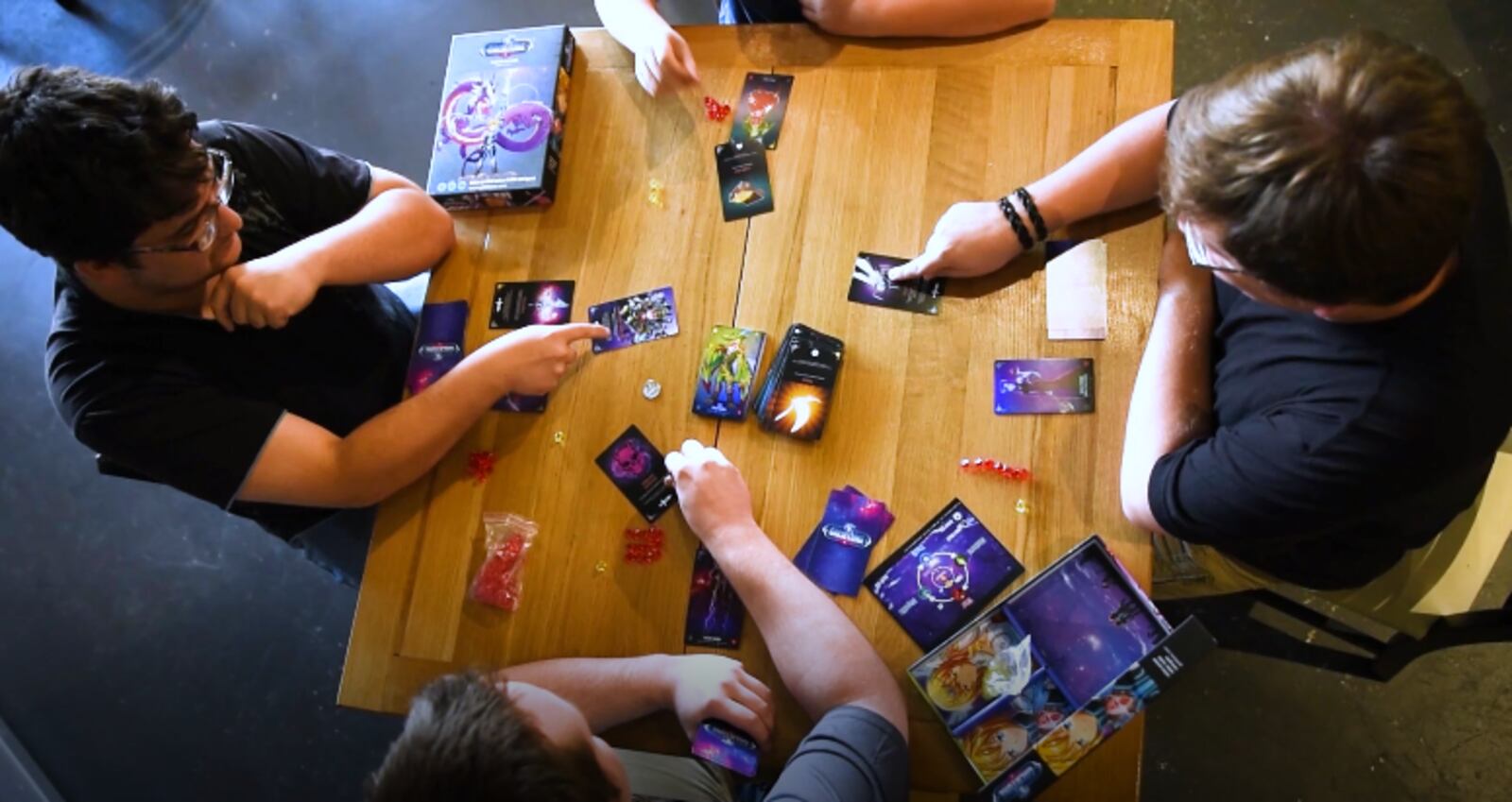 Galatune is different from other battle card games because each player takes their turn at the same time. You never know if you’re going to get attacked and by whom.  CONTRIBUTED