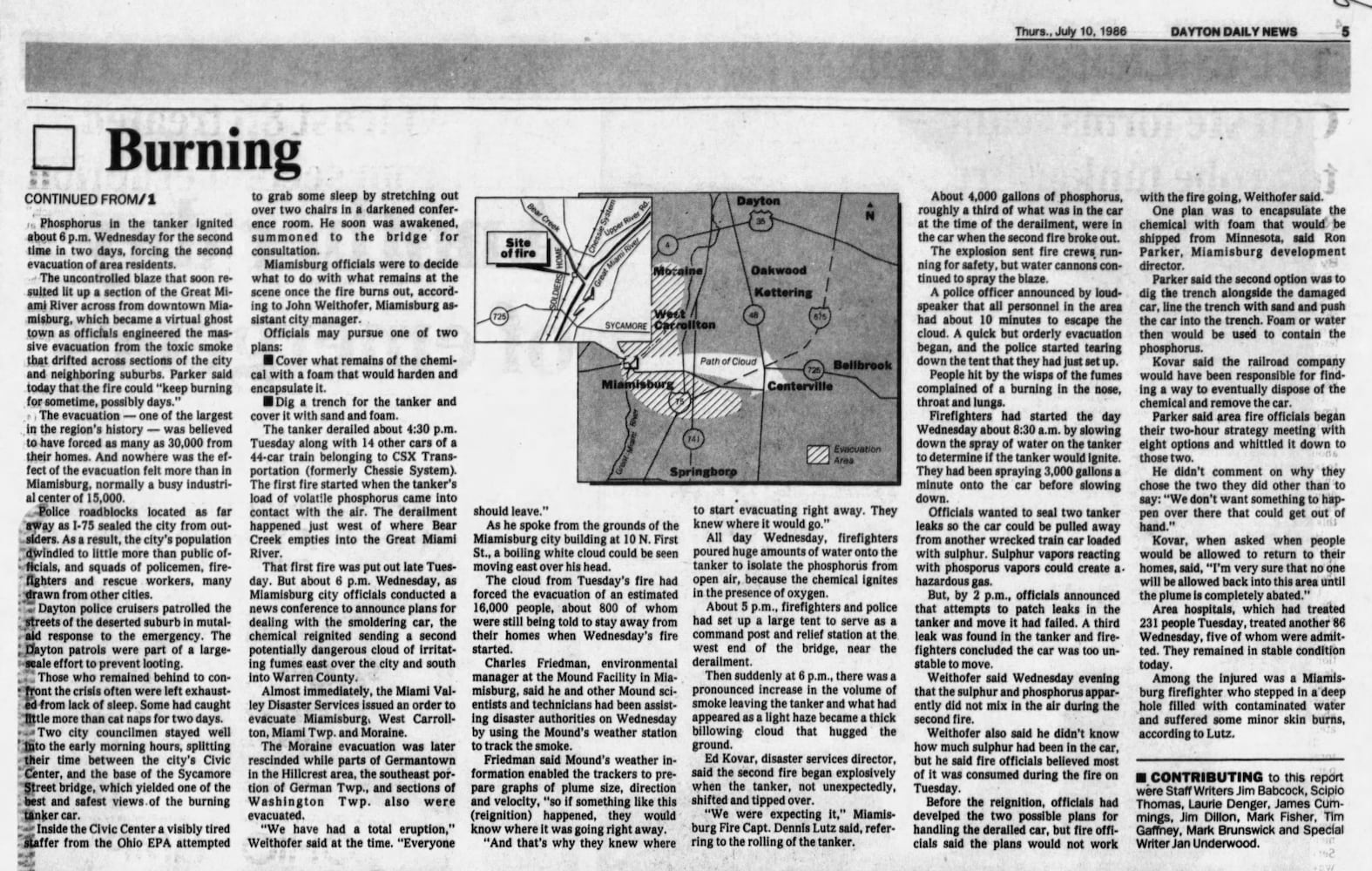 Dayton history pages