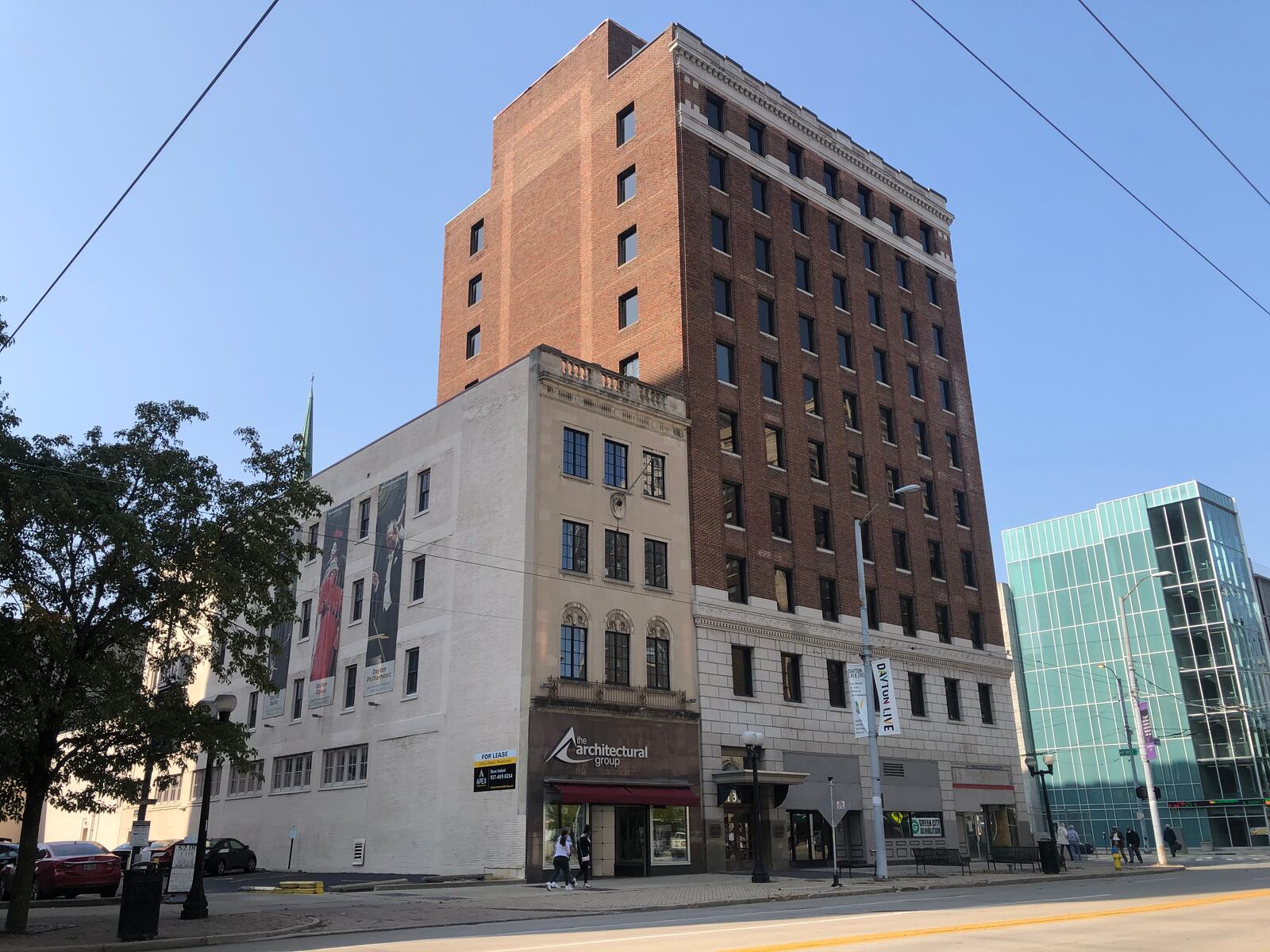 The Barclay building on North Main Street in downtown Dayton. CORNELIUS FROLIK / STAFF