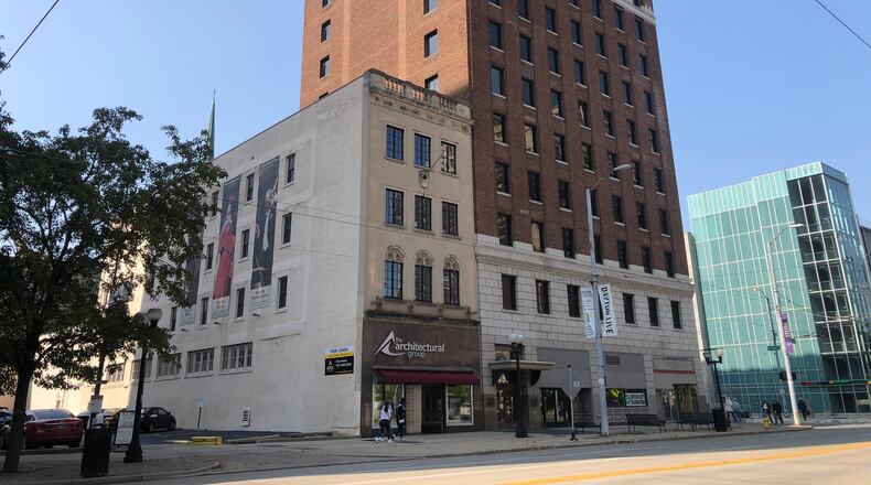 The Barclay building on North Main Street in downtown Dayton. CORNELIUS FROLIK / STAFF