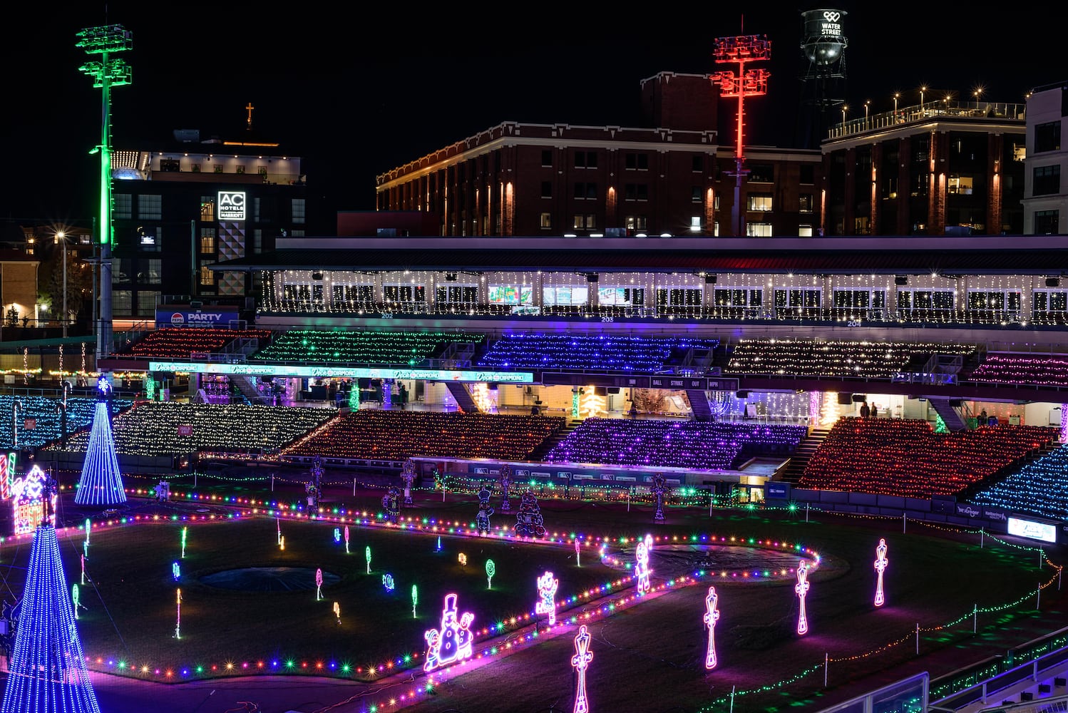 PHOTOS: Deck the Diamond at Day Air Ballpark