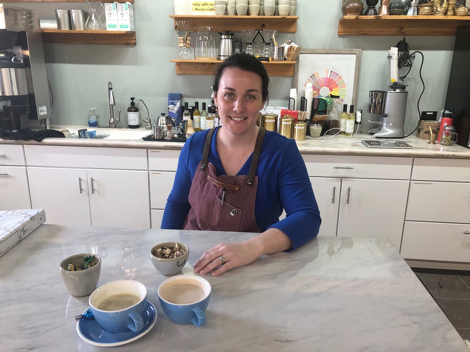 The first retail coffee shop for Rezaâs Roast, a local roastery, is gearing up to open this spring at 438 Wayne Ave., according to its founder, Audria Maki. MARK FISHER / STAFF