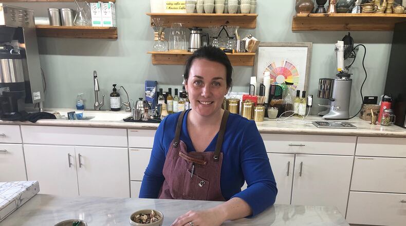 The first retail coffee shop for Rezaâs Roast, a local roastery, is gearing up to open this spring at 438 Wayne Ave., according to its founder, Audria Maki. MARK FISHER / STAFF