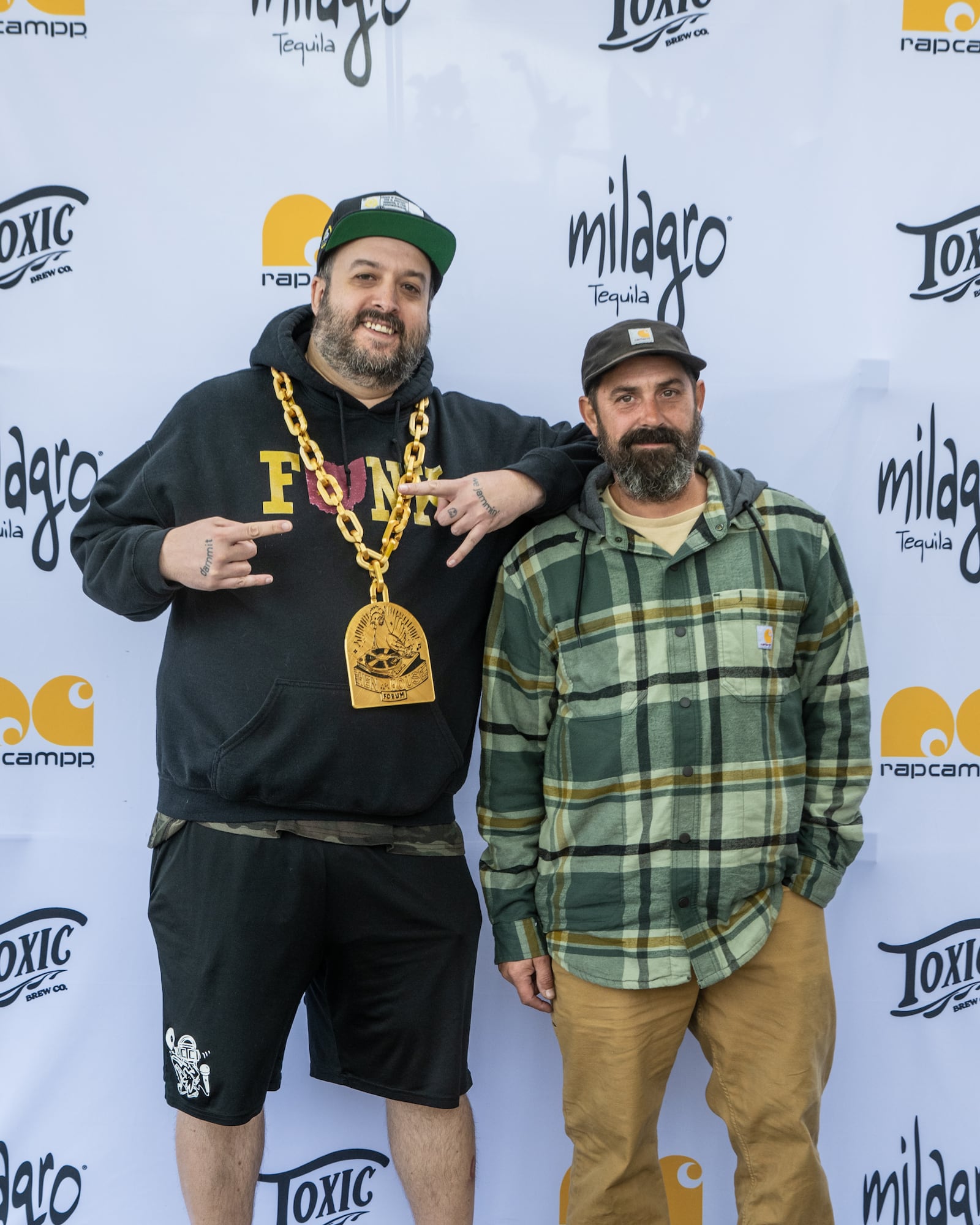 Cooley the Curator (left) and Don Johnson, producers of the documentary "Welcome to Rap Campp." The film is screening at the Brightside on Nov. 13. CONTRIBUTED