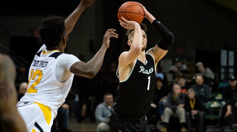Bill Wampler scored a career-high 29 points against NKU on Friday night at the Nutter Center. CONTRIBUTED