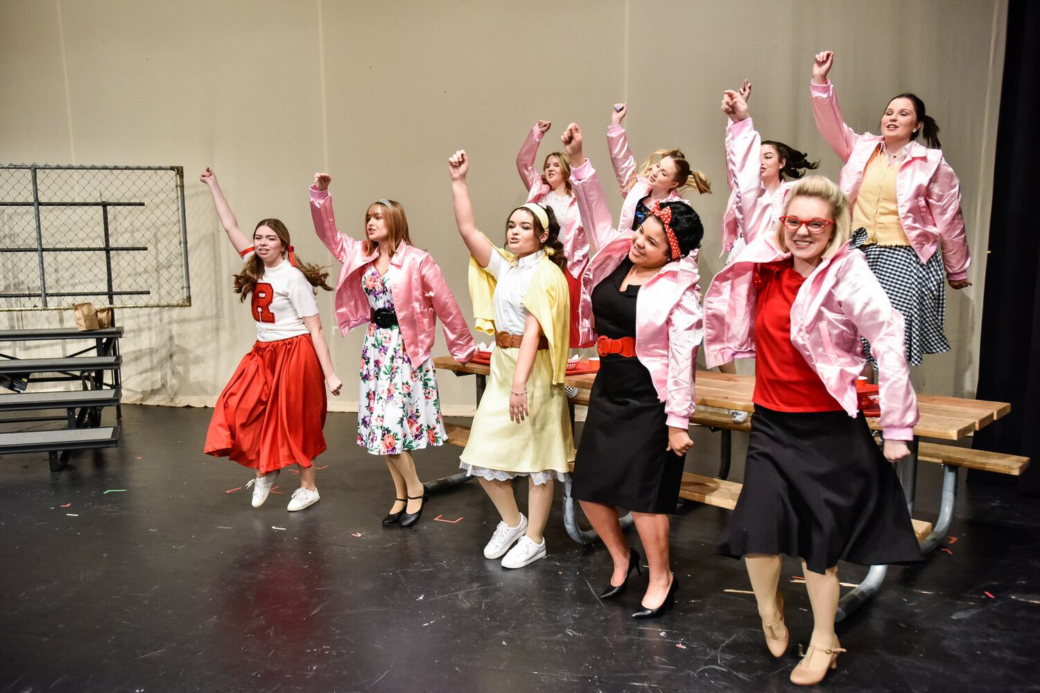 Madison students rehearse for upcoming "Grease" musical